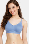 Rosaline Cyber Grove Everyday Double Layered Non Wired 3/4th Coverage T-Shirt Bra (Pack of 2) - Multicolor — thumbnail 6